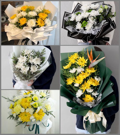 安徽芜湖市无为县昆山乡白事花束代送